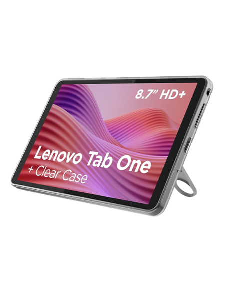 Tablet Lenovo Tab One 4GB RAM 128GB WiFi with Clear Case - Grey