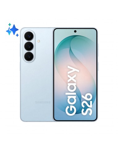 Samsung Galaxy S26 Smartphone AI, 256GB, Processore avanzato, Assistente Foto, Creative Studio, Camera 50 MP, 4300 mAh, Sky Blue
